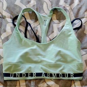 Women's Under Armour Sports Bra, Mint green/Turquoise SZ Small